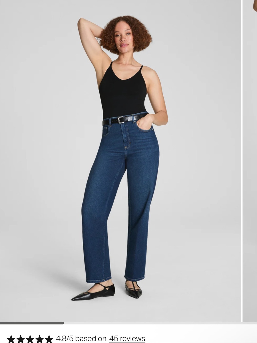 Spanx 90s straight leg jeans